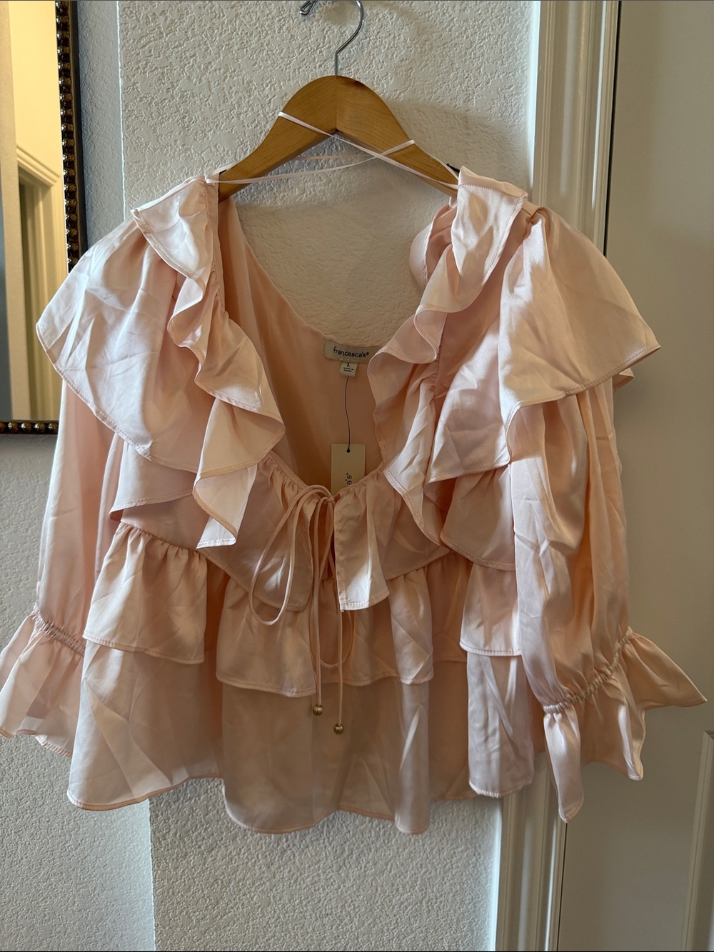 Shell Pink Francesca’s Blouse